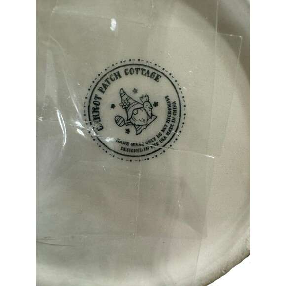 Carrot Patch Cottage Ceramic Floral Mug with Gnome Lid- New - Picture 16 of 16